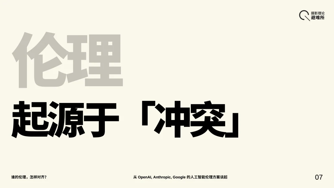 伦理起源于冲突