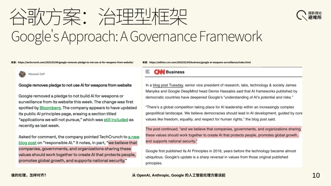 Google 删除 AI 武器与监控禁令的新闻报道