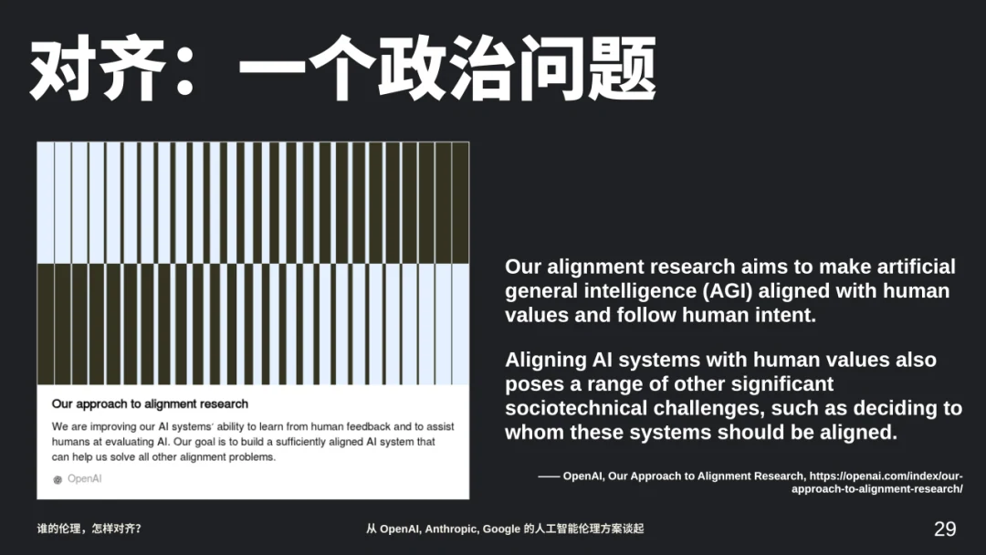 OpenAI 关于对齐目标与人类价值的说明