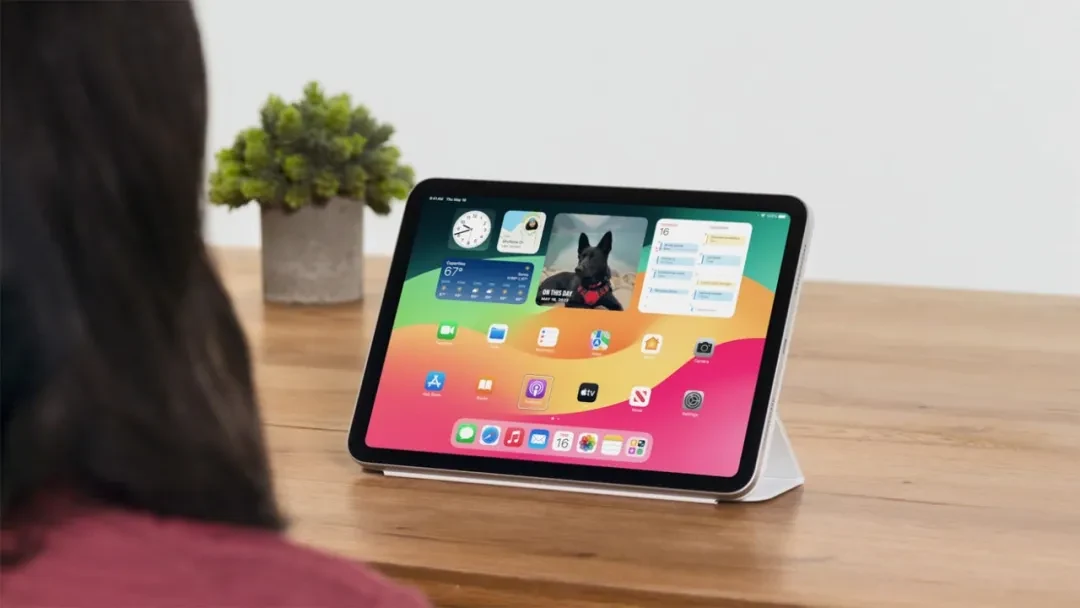 iPad 眼动追踪功能2024 年，图片来源：Apple