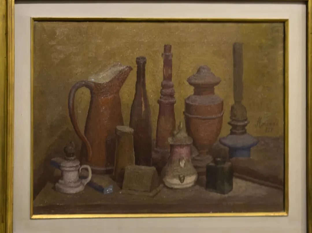 乔治·莫兰迪，《静物》，1928年V.n.128，布面油彩